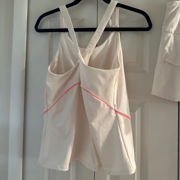 K Swiss Flamingo & Cream Skirt XL	and Tank L - Picture 7 of 10